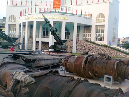 Chiếc B52 cuối cùng bị bắn rơi trên bầu trời Hà Nội được lưu giữ tại Bảo tàng chiến thắng B52.