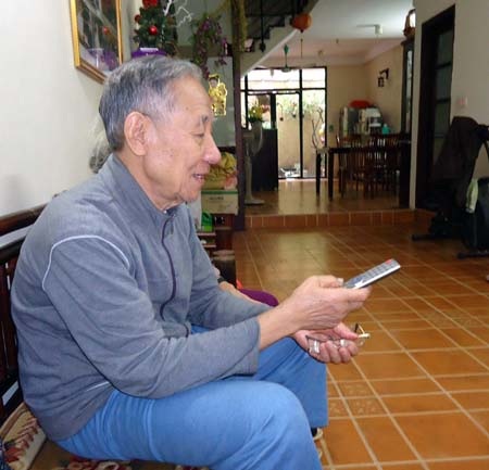  Ông Nguyễn Văn Mùi tại tư gia