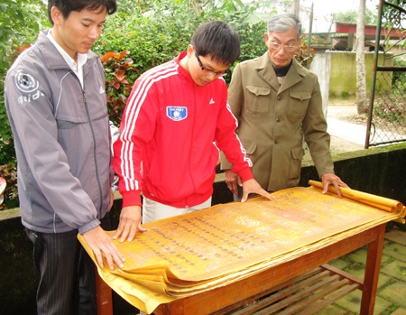Phát hiện nhiều đạo sắc phong quý thời Lê, Nguyễn - 7 Phát hiện nhiều đạo sắc phong quý thời Lê, Nguyễn - 7