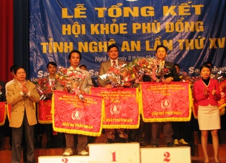 Nghệ An: Tổng kết Hội khỏe Phù Đổng lần thứ XV