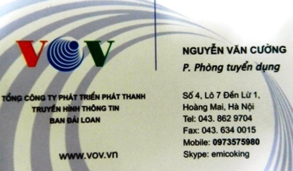 Tạm giữ một đối tượng nghi giả danh cán bộ VOV với mục đích xấu