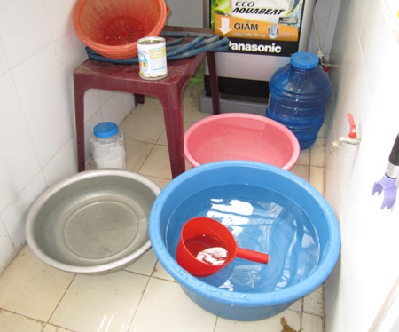 Chưa nộp đủ tiền nhà, 105 hộ dân bị cắt nước sinh hoạt