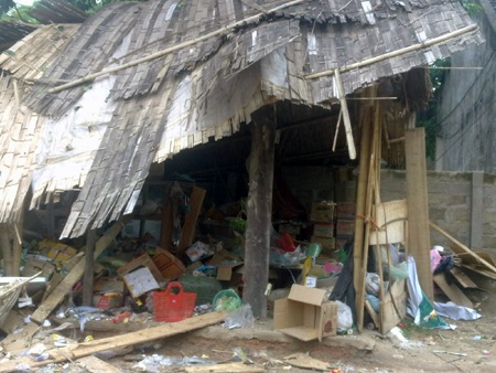 Kinh hoàng mìn nổ nhà dân lúc nửa đêm 