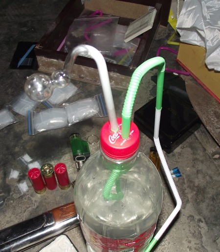 Bắt đối tượng sử dụng ma túy đá, có vũ khí nóng