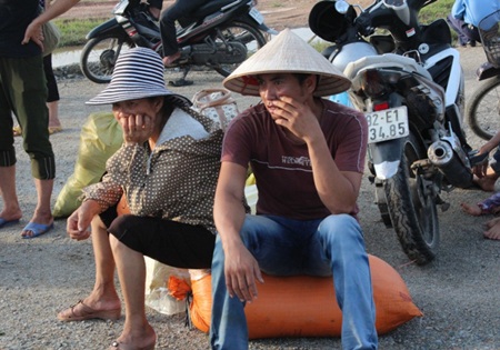 Hơn 30 hành khách được một phen hú vía.