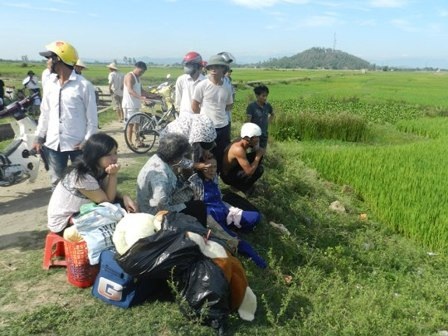 Các hành khách được một phen thót tim.