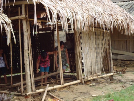 Nhà trọ của học sinh Yên Tĩnh sau cơn lũ 