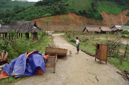 Nhà trọ của học sinh Yên Tĩnh sau cơn lũ 