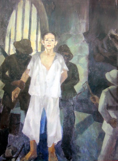 Dũng khí của đồng chí Lê Hồng Phong khi bị địch bắt.