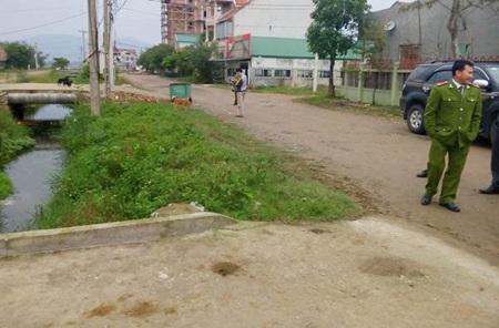 Hiện trường xảy ra vụ án mạng