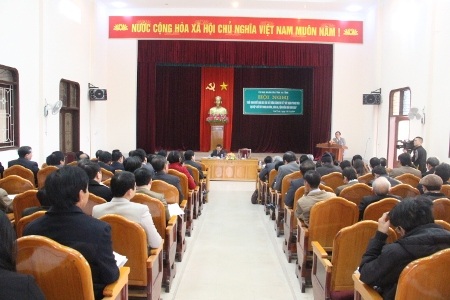 Toàn cảnh hội nghị.