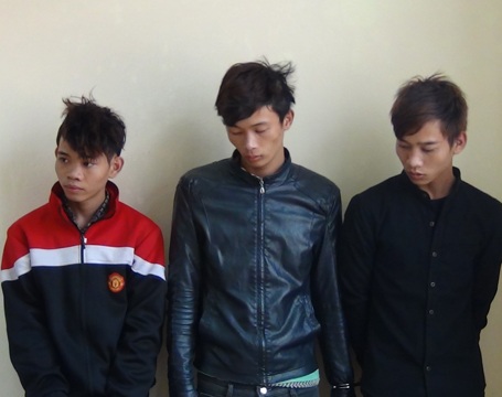 Nhóm cướp 9X tại cơ quan điều tra