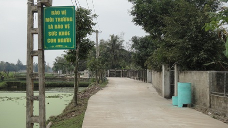 Đường làng ngõ xóm sạch đẹp hơn nhờ mô hình lò đốt rác này