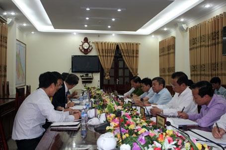 Buổi làm việc diễn ra 