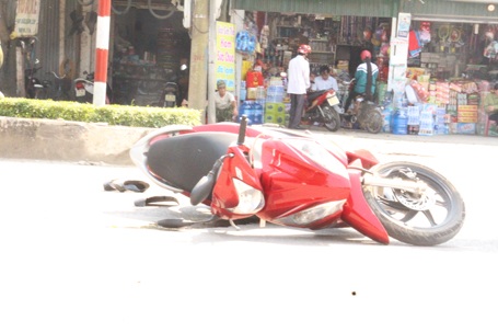 Hiện trường vụ tai nạn