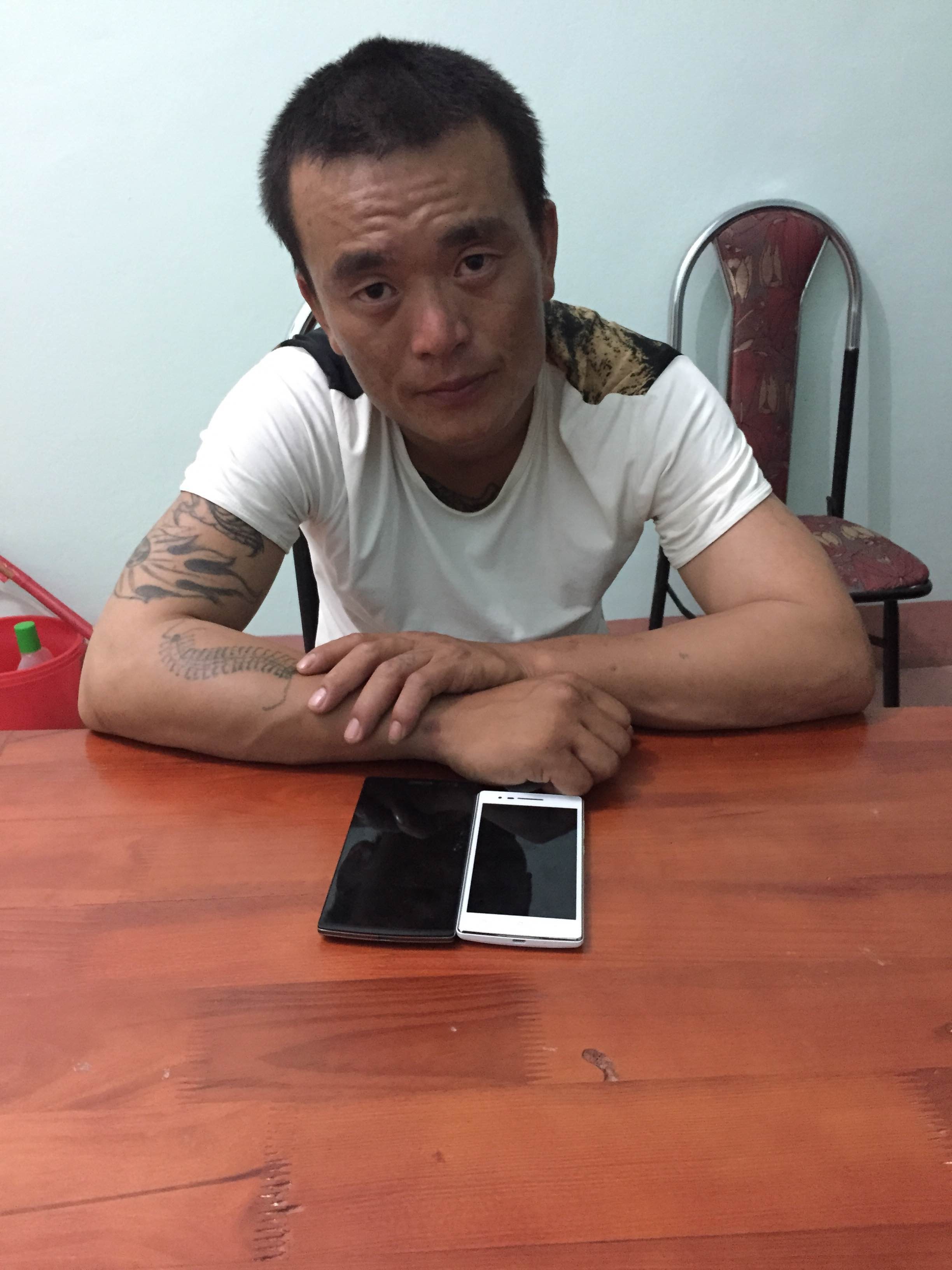 Đối tượng Dong Hang tại cơ quan điều tra