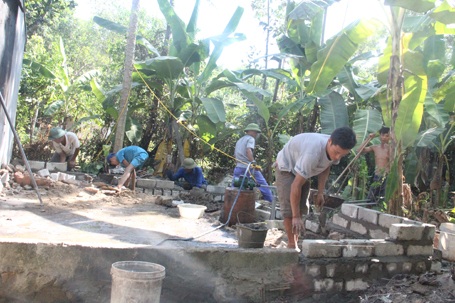 Căn phòng mới của cụ Tứ được xây rộng hơn