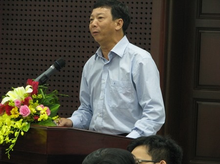 Dương Minh Tâm – Phó trưởng Ban quản lý Khu công nghệ cao TP HCM phát biểu tại hội nghị