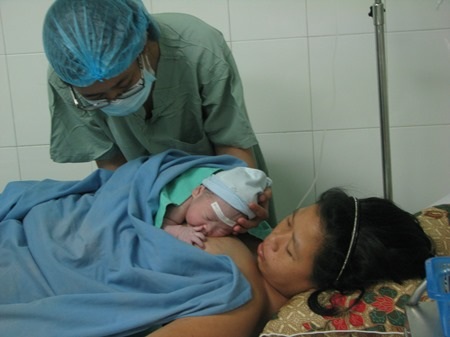 Một trường hợp sinh tại Bệnh viện Phụ sản - Nhi Đà Nẵng