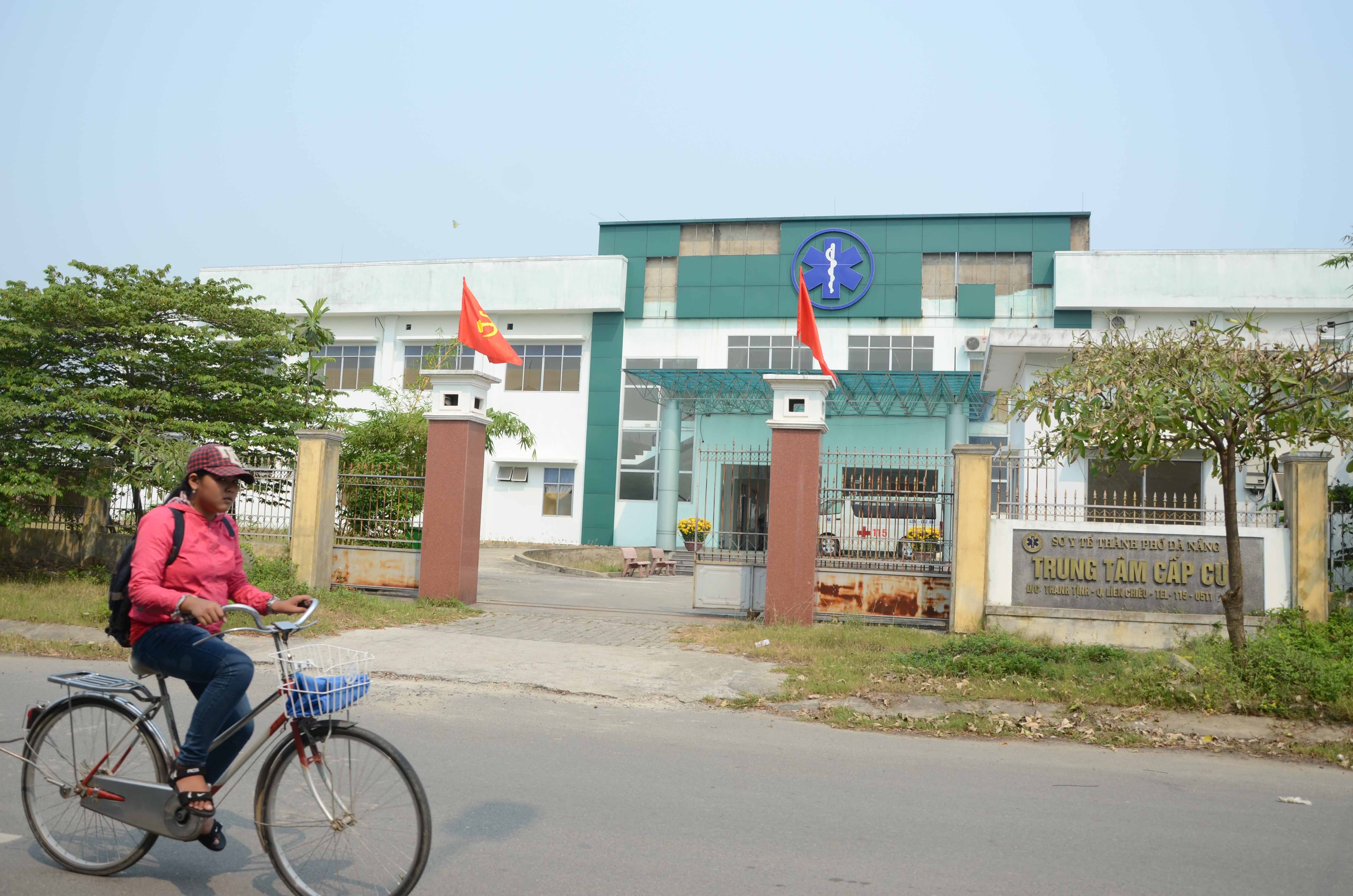 Trụ sở chính của Trung tâm cấp cứu Đà Nẵng khang trang nhưng gần như không hoạt động 