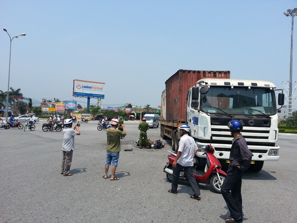 Hiện trường vụ tai nạn 