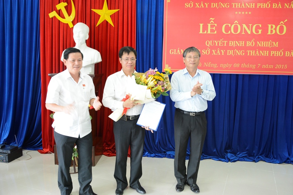 Ông Vũ Quang Hùng được bổ nhiệm giữ chức vụ Giám đốc Sở Xây dựng Đà Nẵng