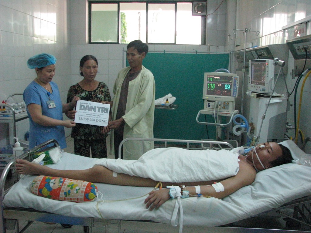 Gần 19 triệu đồng đến với chàng trai bị viêm cơ tim cấp