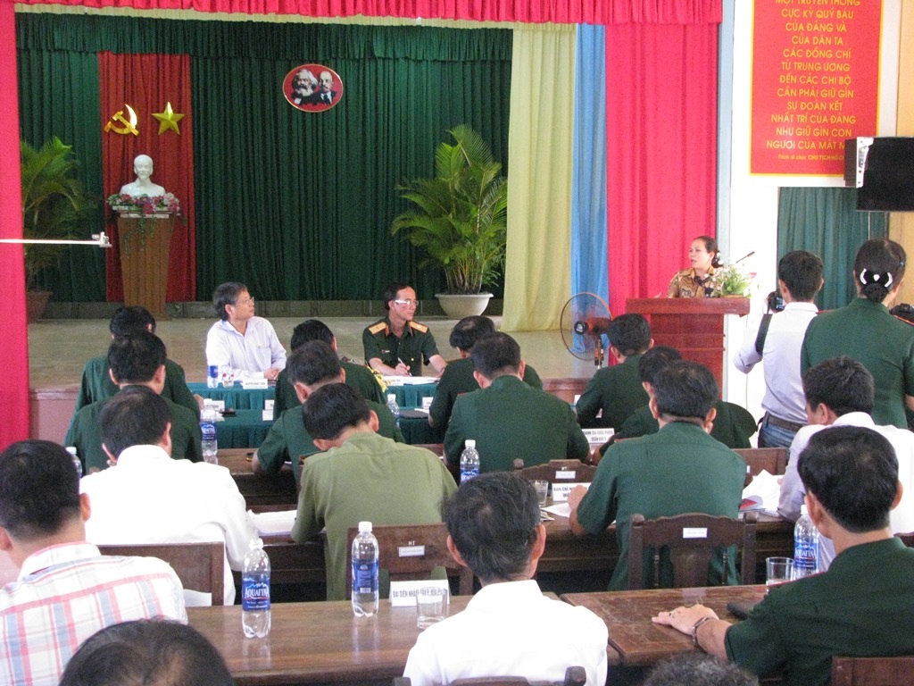 Buổi làm việc do UBND TP Đà Nẵng và Bộ Tư lệnh Quân khu 5 chủ trì diễn ra chiều 1/5