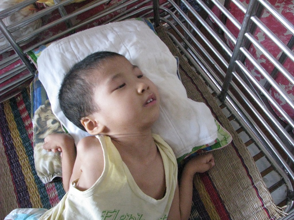 Bé Nhân Hậu nay đã được 5 tuổi