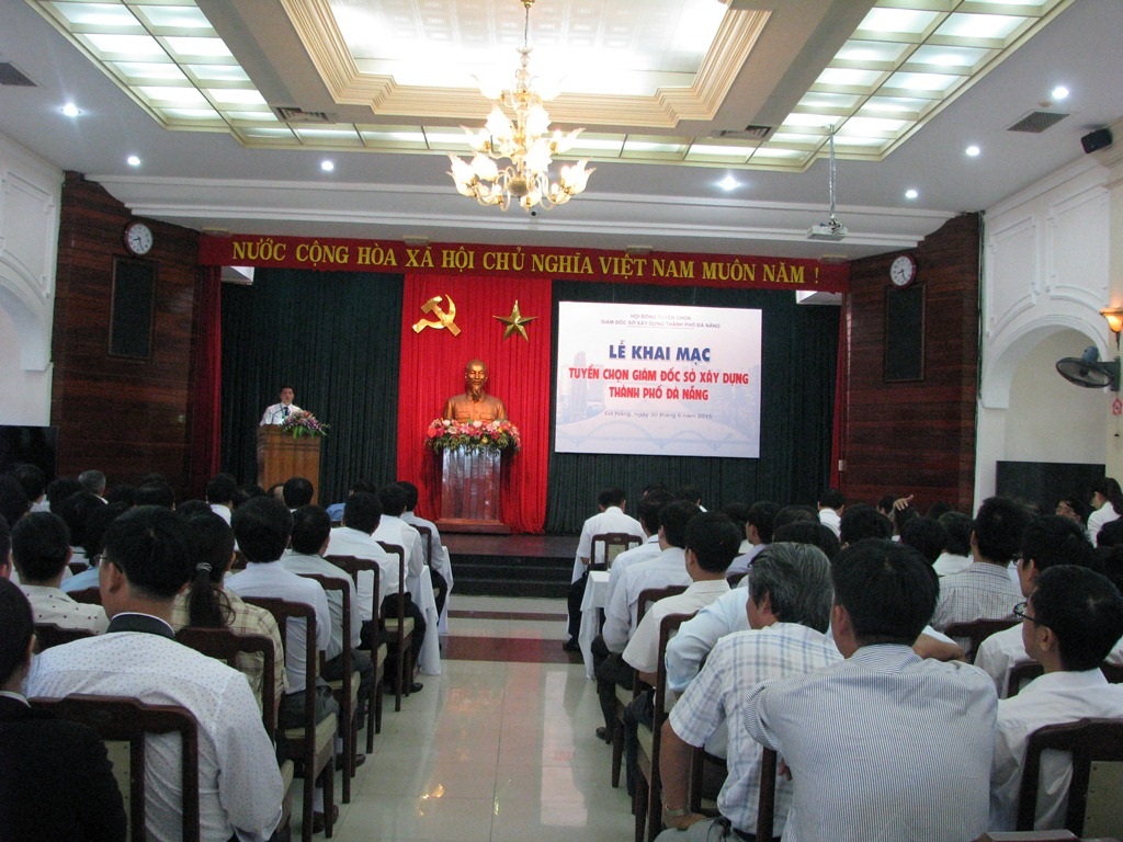 Lễ khai mạc tuyển chọn Giám đốc Sở Xây dựng được tổ chức sáng 30/6