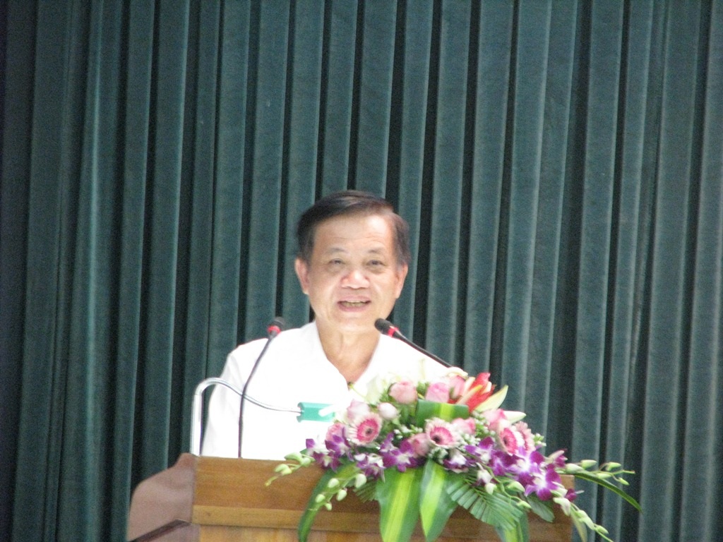 Bí Thư thành ủy Đà Nẵng Trần Thọ phát biểu tại buổi lễ