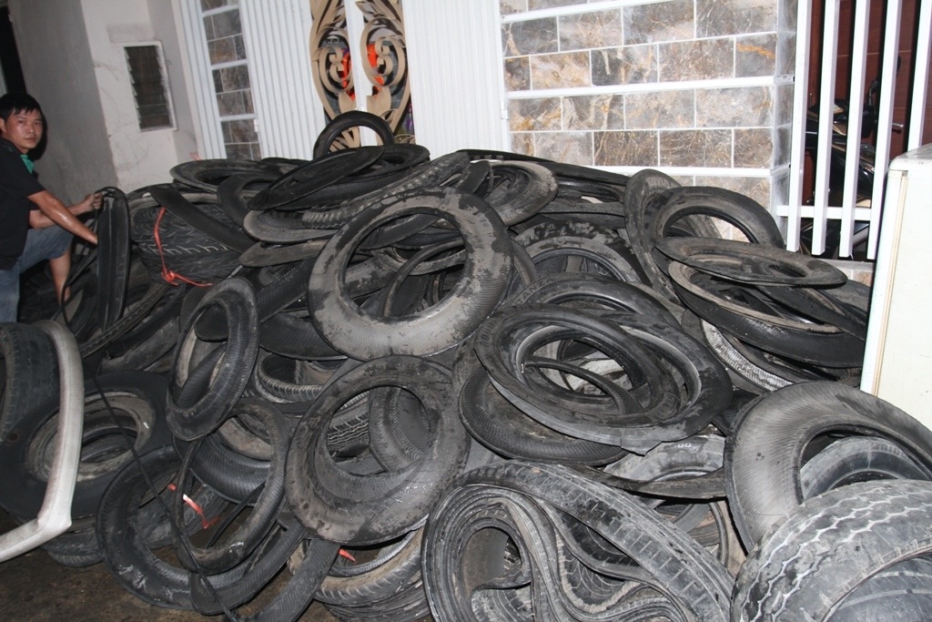 Số lốp được vận chuyển ra bên ngoài