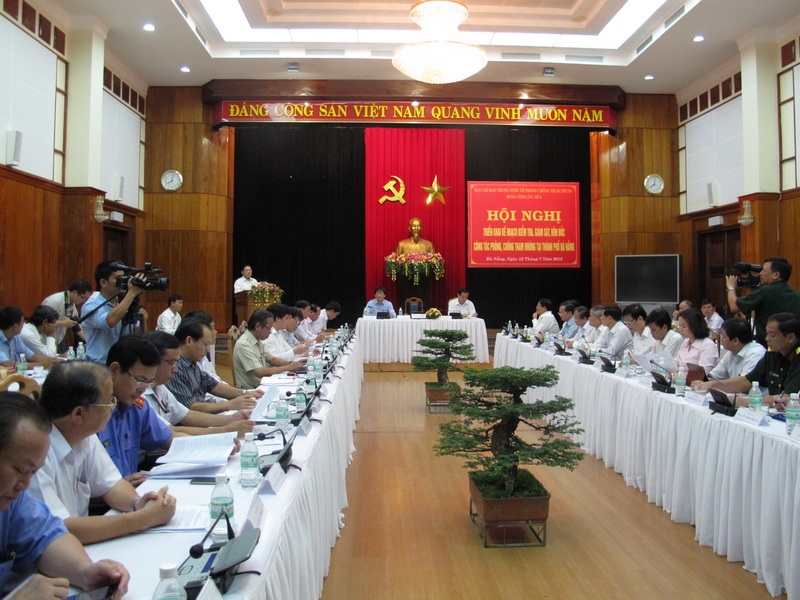 Kiểm tra công tác phòng, chống tham nhũng tại Đà Nẵng - 2 Quanh cảnh buổi làm việc