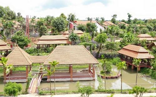 Đồng ý giữ lại khu du lịch xây dựng trái phép - 1 Một số hạng mục đã hoàn thành của khu du lịch Đồi Thông