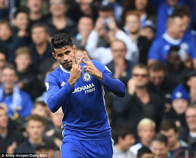 Màn ăn mừng đầy cảm động của các cầu thủ Chelsea - 1 Diego Costa…