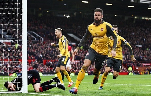 Những điểm nhấn sau trận đấu giữa MU và Arsenal - 2 Giroud quyết tâm tìm lại vị trí chính thức ở Arsenal