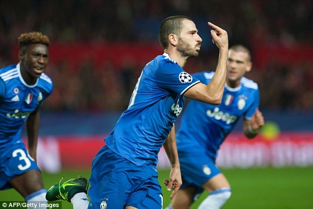 Ngược dòng hạ Sevilla, Juventus giành ngôi đầu bảng - 2 Nhưng Juventus đã xuất sắc lội ngược dòng giành chiến thắng