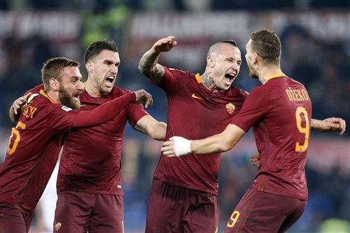 Đả bại AC Milan, AS Roma áp sát Juventus - 2 Radja Nainggolan ghi bàn duy nhất ở trận đấu này