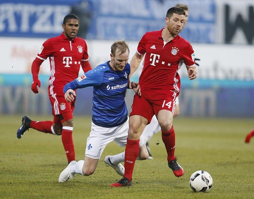 Bayern Munich gặp quá nhiều khó khăn trước Darmstadt