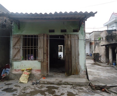 Ngôi nhà  tềnh toàng nơi xảy ra án mạng