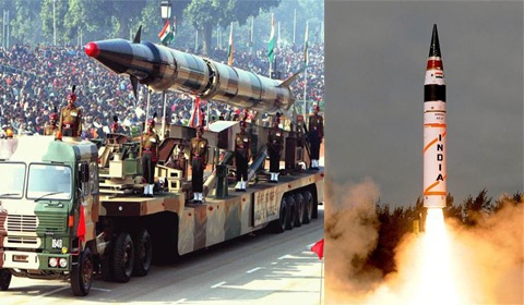 Tên lửa Agni-II trên đường vận chuyển đến địa điểm phóng và sau khi vừa được phóng lên