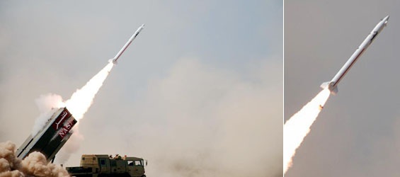 Pakistan thử tên lửa có khả năng mang đầu đạn hạt nhân - 1 Ảnh phóng thử tên lửa Hatf-IX do Cơ quan Đối ngoại của Pakistan cung cấp hôm 11/2.