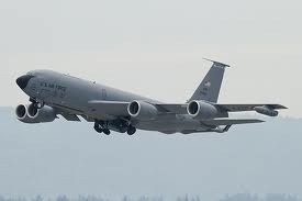 Máy bay quân sự Mỹ hạ cánh khẩn cấp ở Tây Ban Nha - 1 Máy bay USAF KC-135 Tanker Call thuộc biên chế không lực Mỹ.