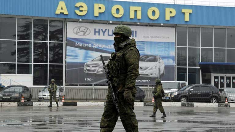 Crimea đóng cửa không phận chuẩn bị cho kế hoạch ly khai - 1 Từ ngày 11/3, mọi chuyến bay thương mại ra vào Crimea đều bị hủy bỏ.