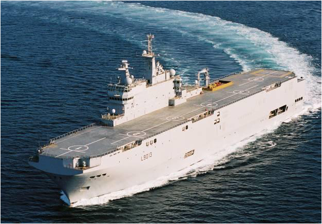Pháp vẫn bán tàu chiến cho Nga - 1 Tàu chiến
Mistral do Pháp sản xuất sẽ được bàn giao cho Nga vào tháng 10/2014.