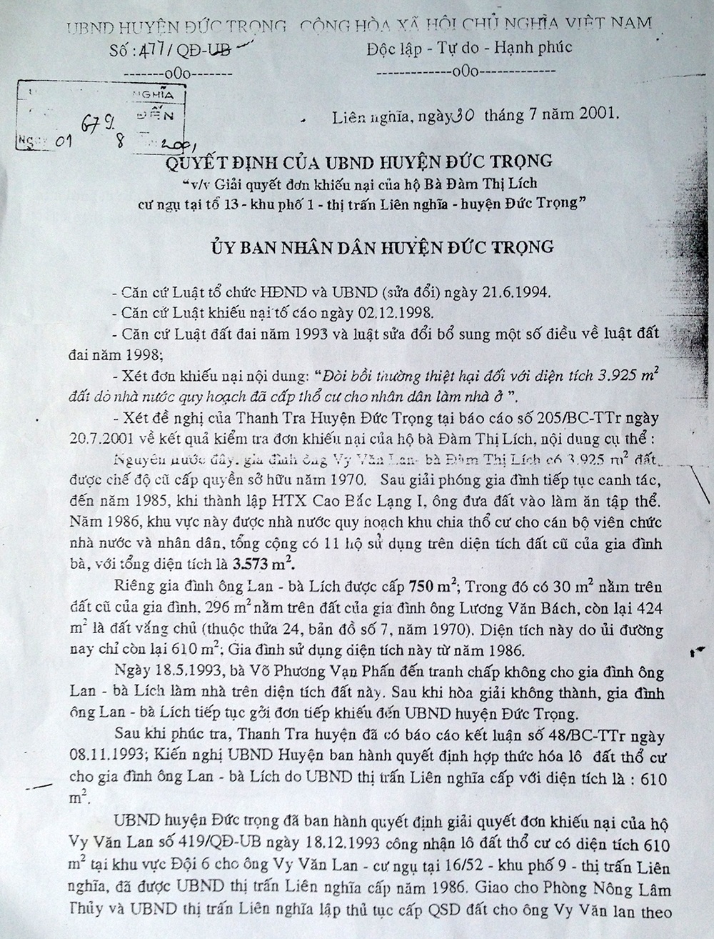 Vụ áp thuế 5,7 tỷ: Minh chứng cụ bà có 4.000m2 đất giờ trắng tay! - 3