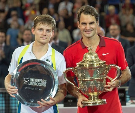 Federer vô địch ở Basel, Murray đăng quang tại Valencia - 1 Goffin và Federer