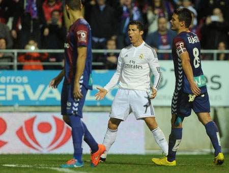 C.Ronaldo đang đạt được
hiệu suất ghi bàn không tưởng tại La Liga