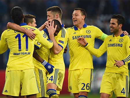 Nhìn lại "màn tra tấn" Chelsea dành cho thầy cũ Di Matteo - 19 Các cầu thủ Chelsea ăn mừng chiến thắng đậm