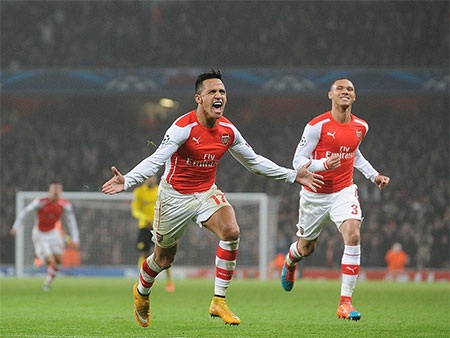 Arsenal “rửa hận” trước Dortmund - 1 Sanchez tiếp tục là ngôi sao lớn của Arsenal